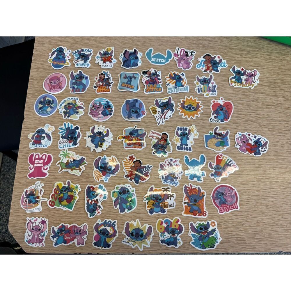 50 Lelo and Stitch sticker bundle
